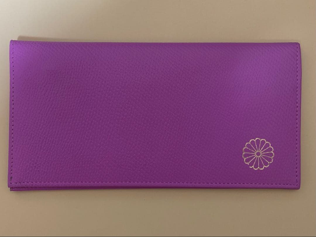 ★超美品・ほぼ未使用★皇居 長財布 ピンク