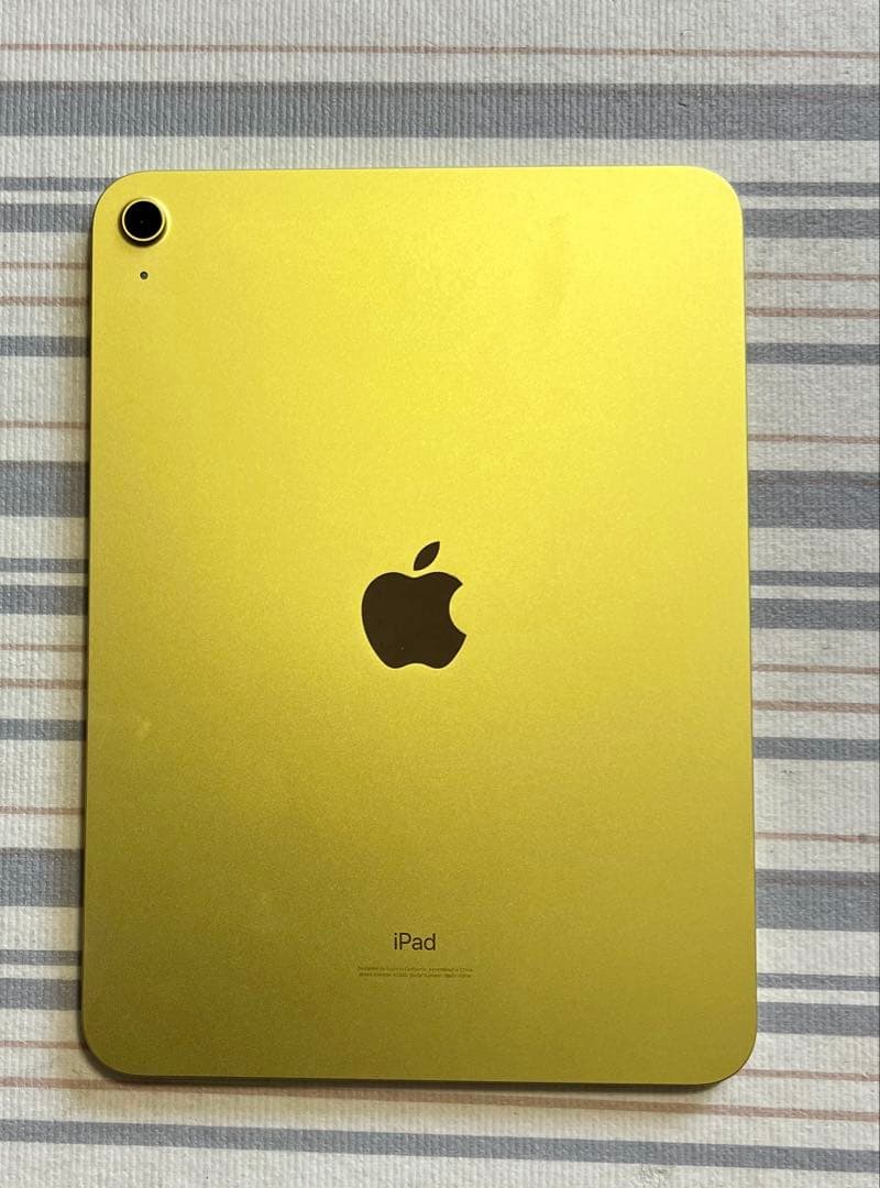 訳品 iPad（第10世代/2022） 64GB イエロー MPQ23J/A