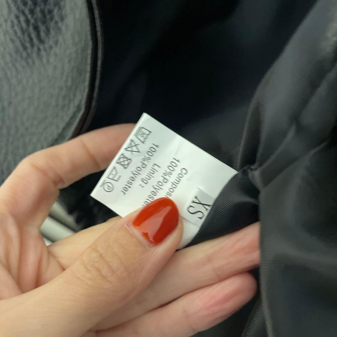 【新品】エコレザージャケットブルゾン