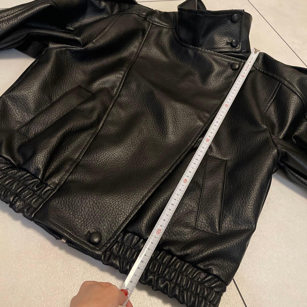 【新品】エコレザージャケットブルゾン