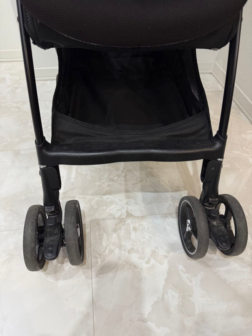 【美品】Aprica ラクーナ ビッテ レザーハンドル AB型 コンパクト