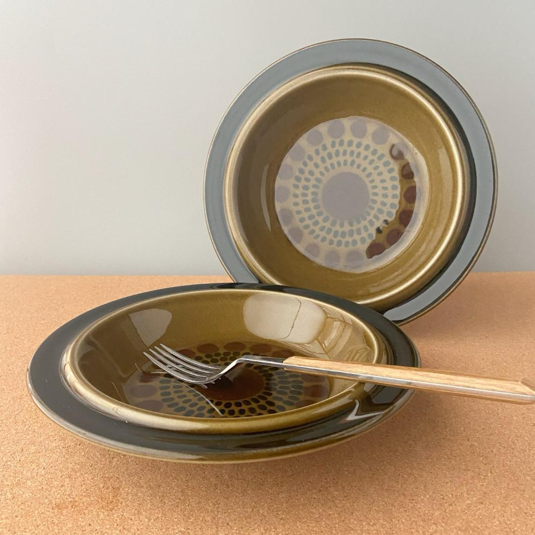 ARABIA コスモス KOSMOS Φ20 深皿 スープボウル 2枚 EF