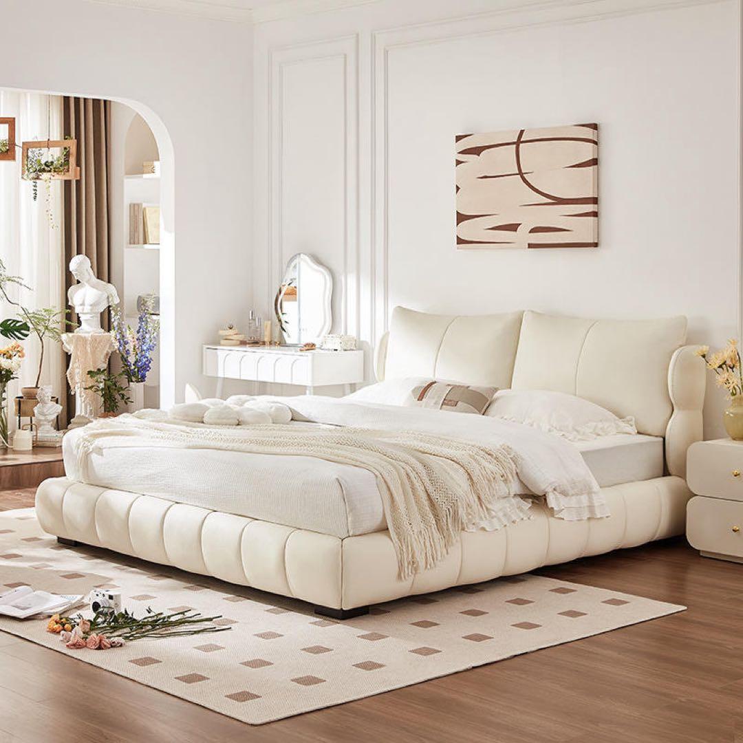 ファブリックベッド クイーンサイズ