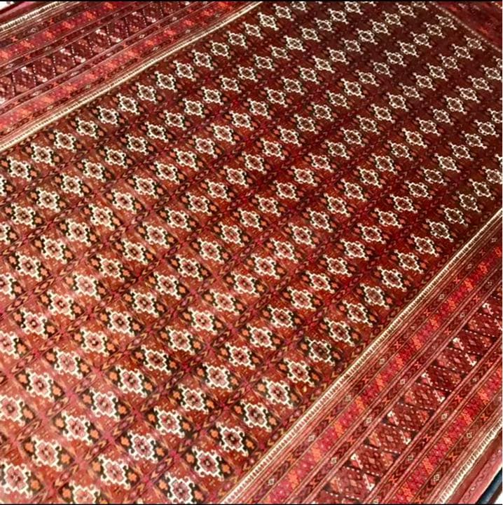 トルクメン最高級ウールラグ/サイズ：200x300cm。 …。 …y69。