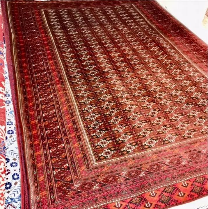 トルクメン最高級ウールラグ/サイズ：200x300cm。 …。 …y69。