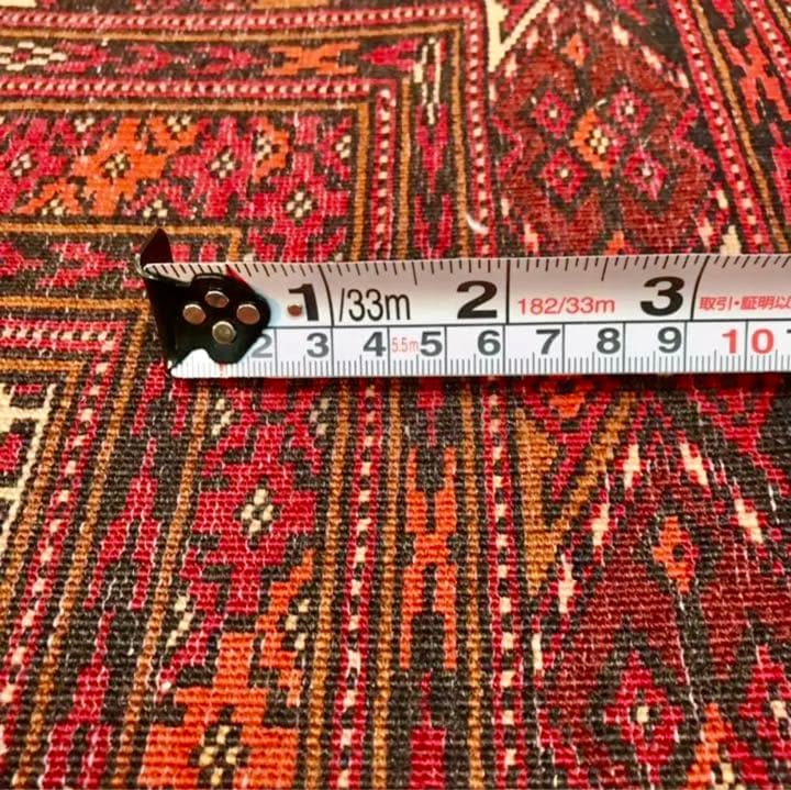 トルクメン最高級ウールラグ/サイズ：200x300cm。 …。 …y69。