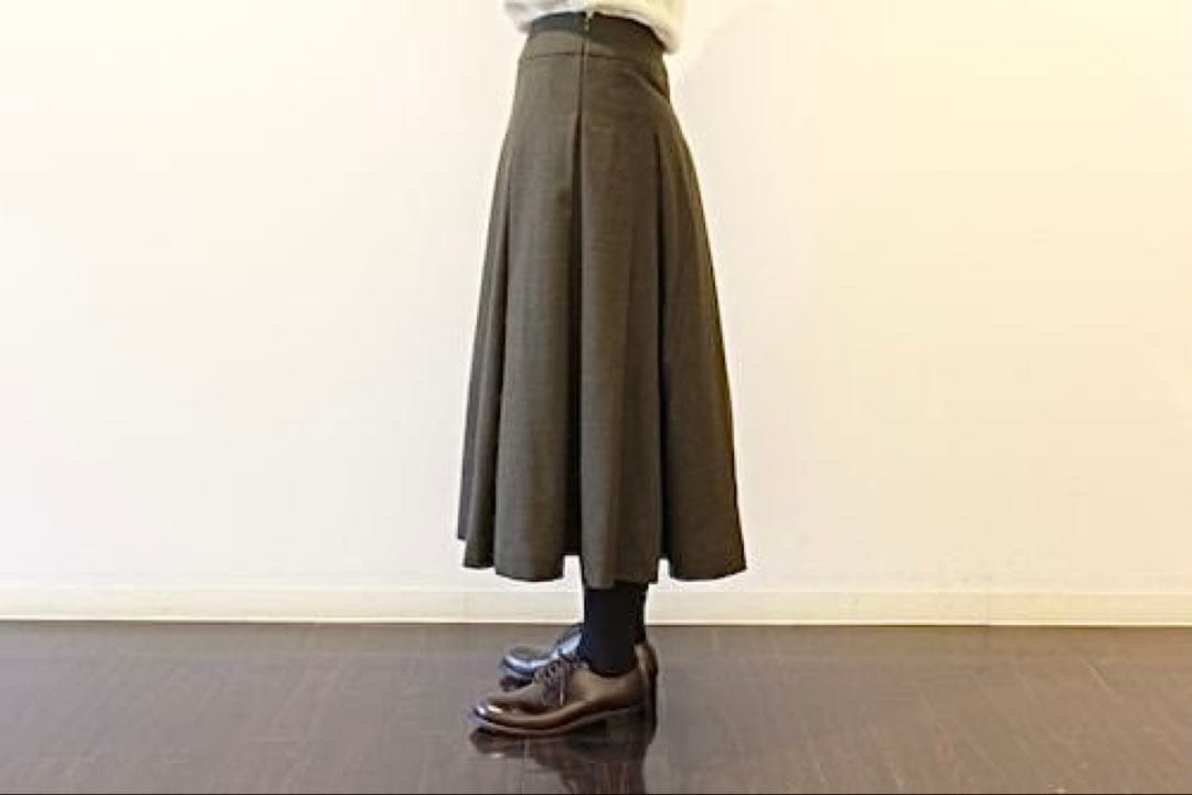 マーガレットハウエル FINE WOOL FLANNEL スカート