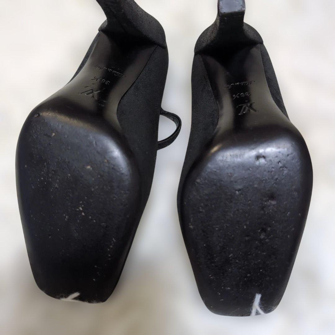 LOUIS VUITTON スエードレザー パンプス 36 1/2 23.5cm