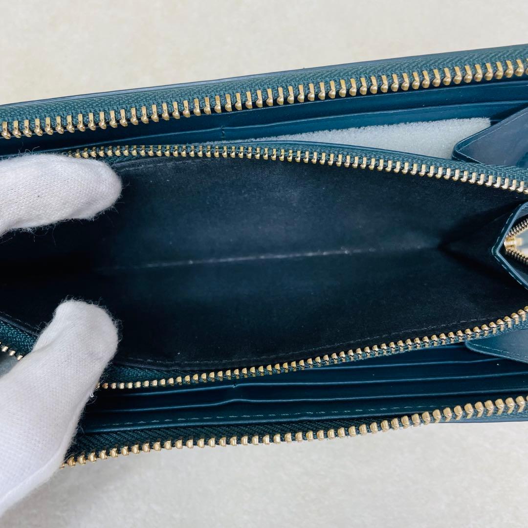 ポールスミス 長財布 L字ラウンドファスナー レザー マルチカラー ロゴ