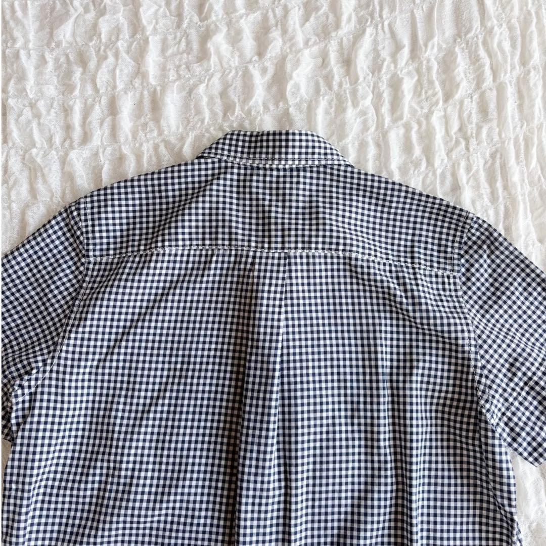 【美品】 コムデギャルソン ブラウス シャツ ギンガムチェック 半袖