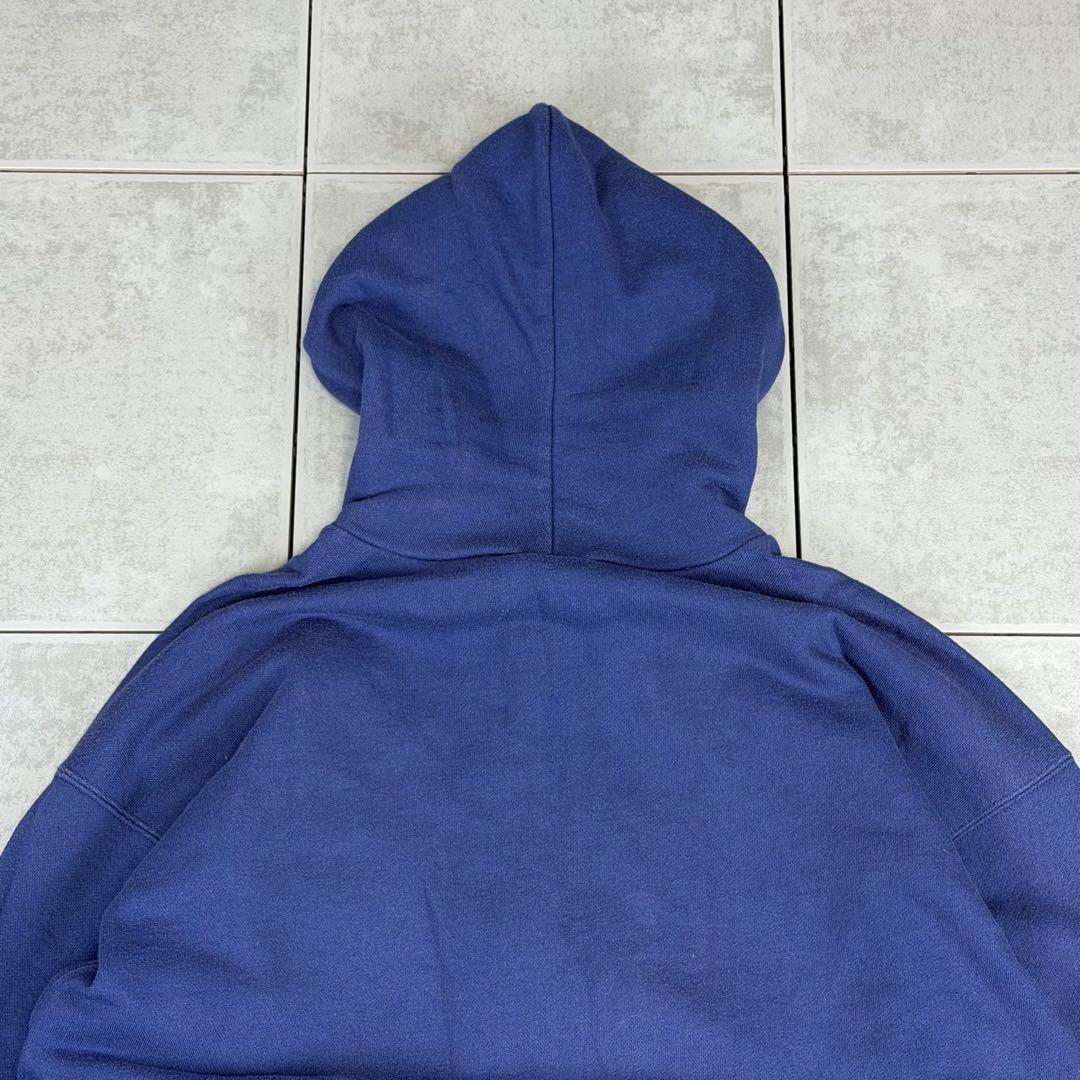 希少 90s NIKE ジップ パーカー スウェット ナイキ ネイビー