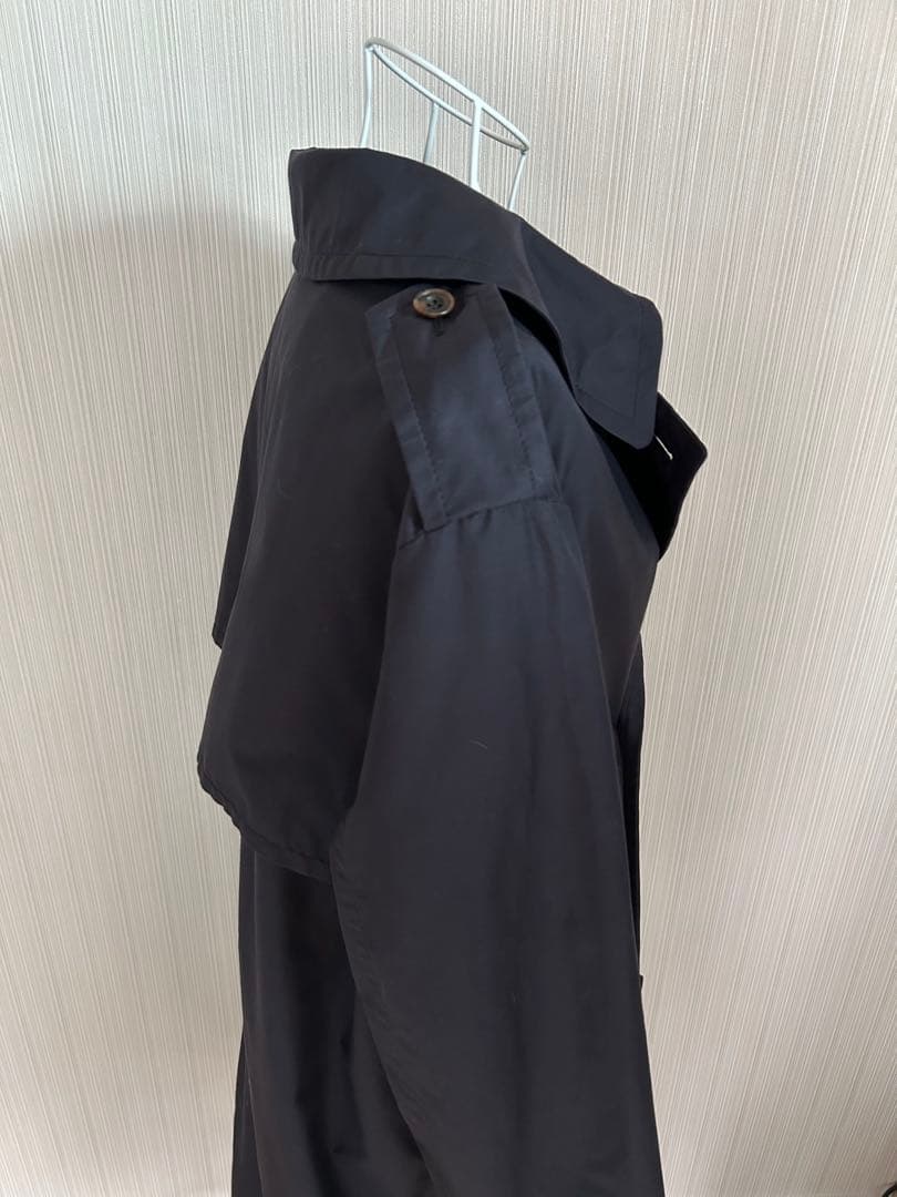 未使用タグ付 23区 ダブルブレスト トレンチコート 大きめ 48 ネイビー