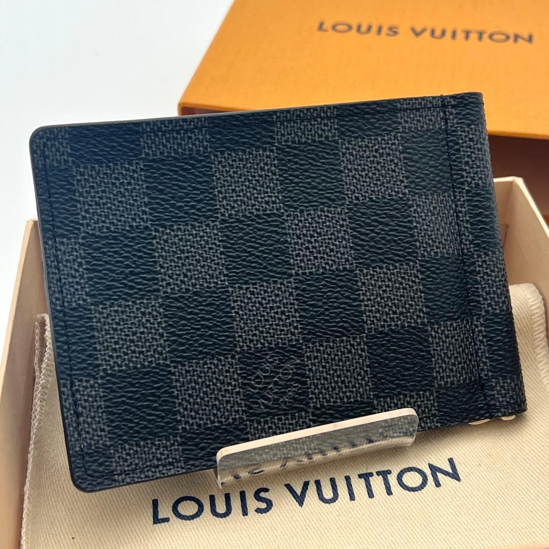 ヴィトン マネークリップ ポルトフォイユ パンス ダミエグラフィット 札入れ