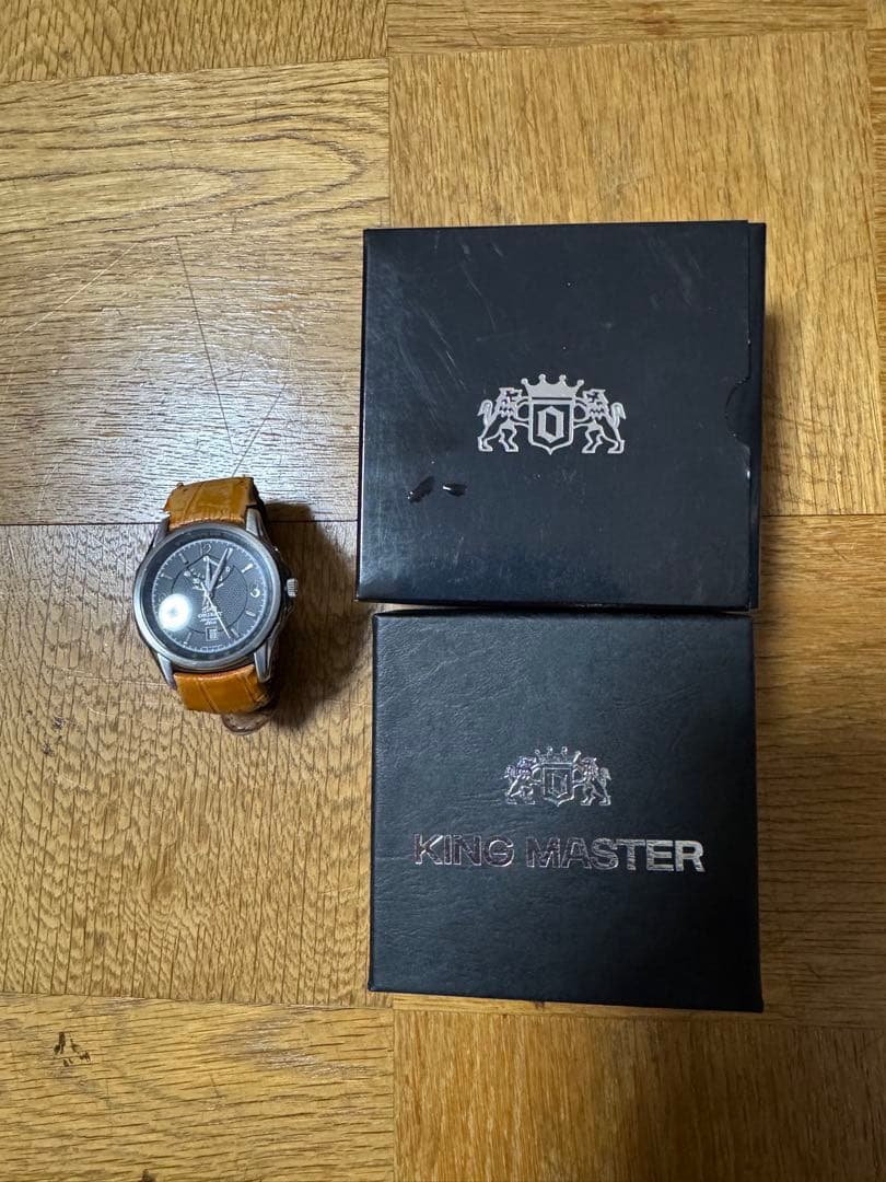 ORIENT automatic 自動巻き時計 黒文字盤 ジャンク品