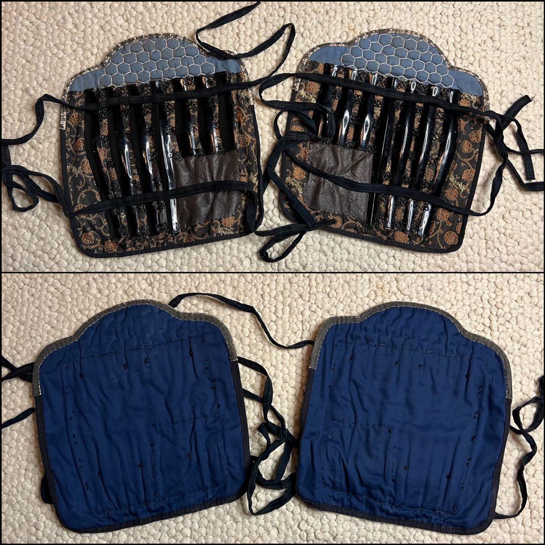 【BLACK】【越前朝倉家 鎧】日本甲冑【等身大】鎧一式【清掃•除菌】済