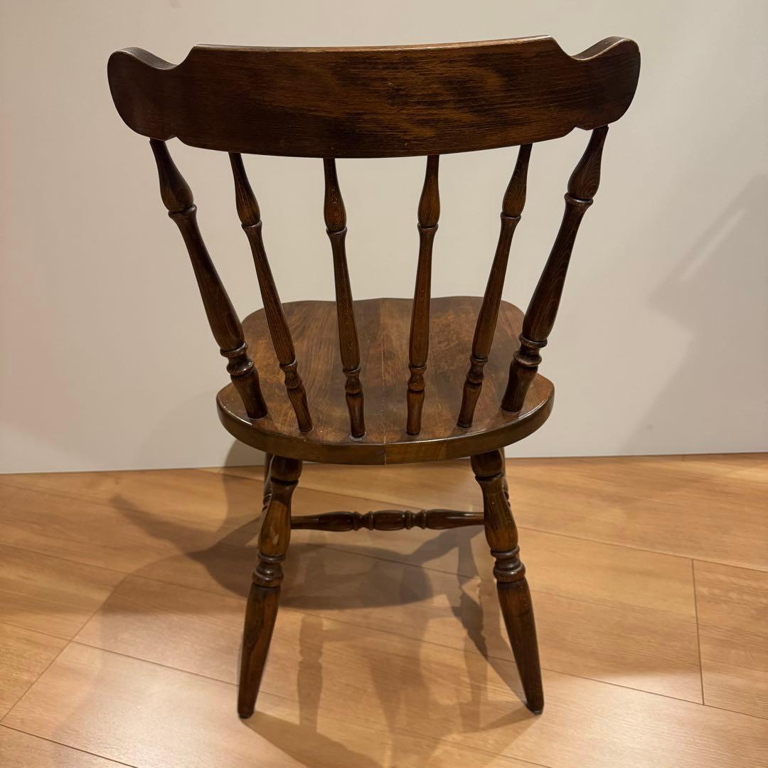 飛騨産業 キツツキ ウィンザーチェア 木製スピンドルバックチェア ヴィンテージ
