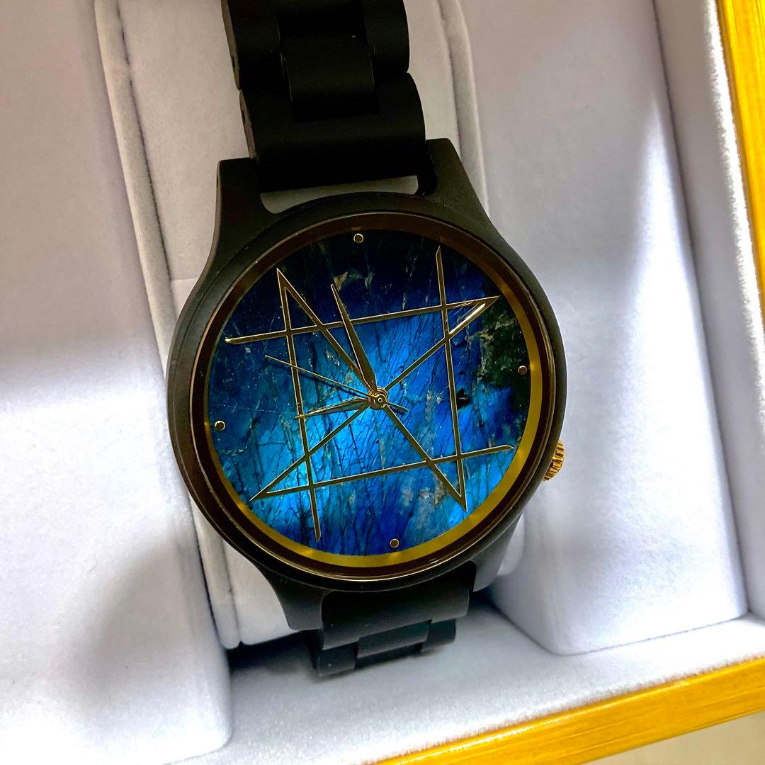 NOZ 腕時計　ラブラドライト42mm 美品【送料無料】