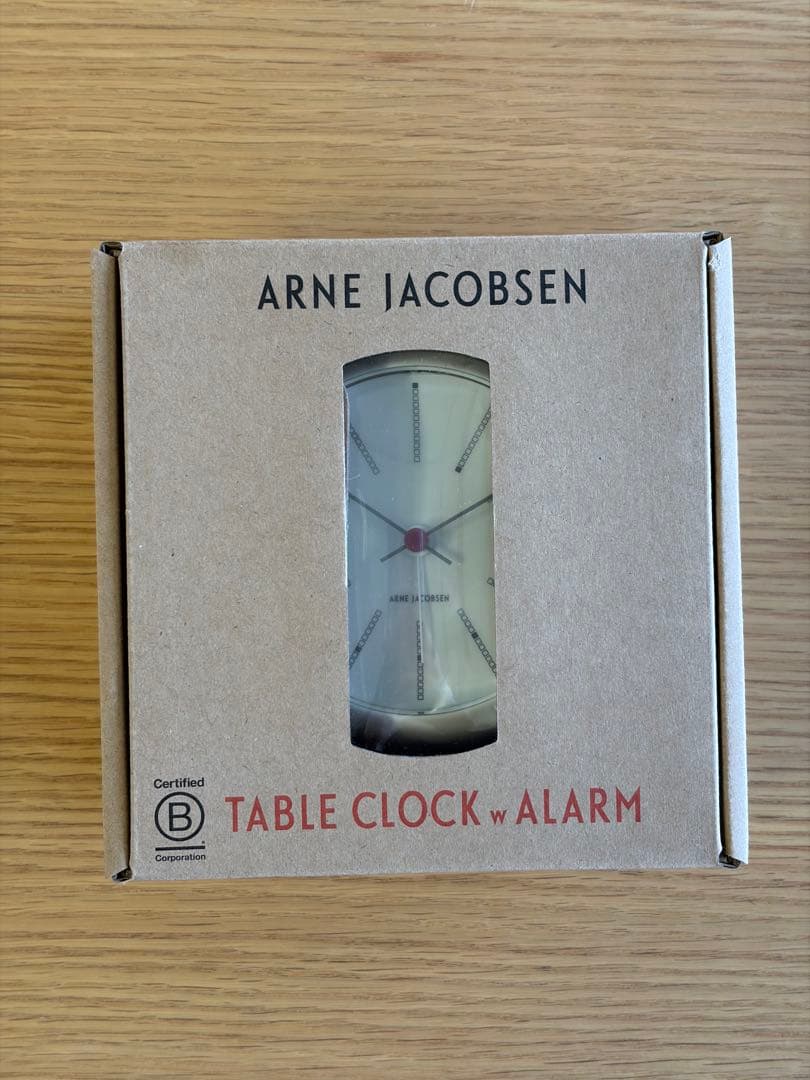 【新品未使用】ARNE JACOBSEN/テーブル クロック Bankers