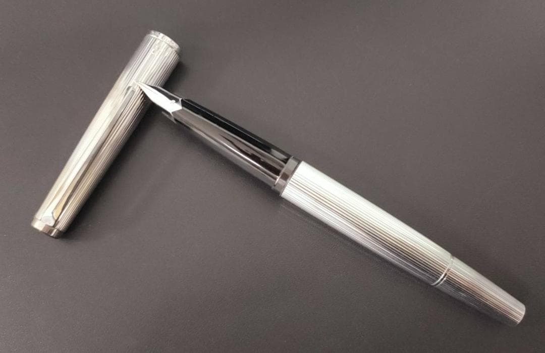 良品 モンブラン 1266 万年筆　925シルバー　ペン先18K 750ゴールド