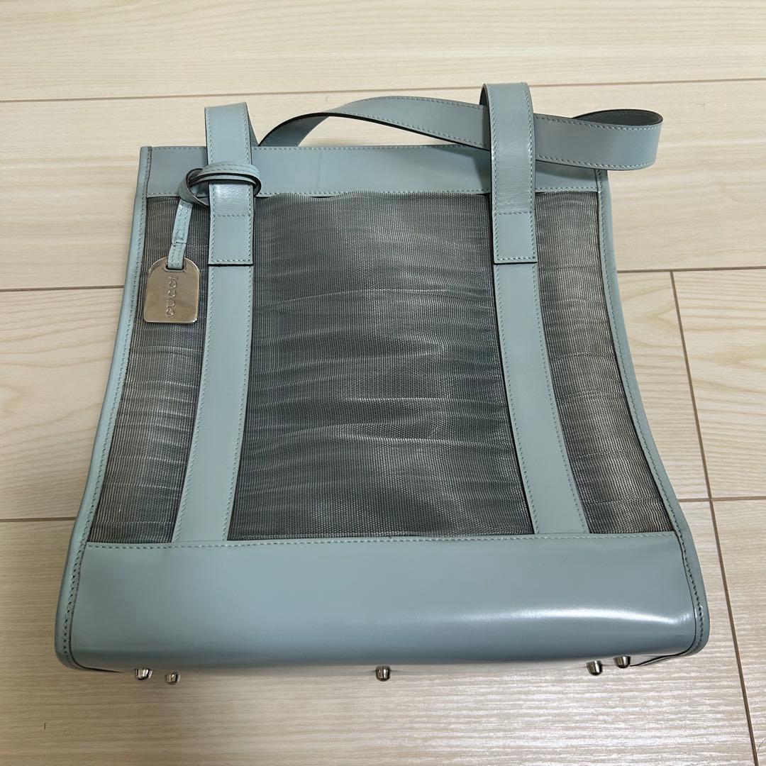 【シーサー】GUCCI グッチ メッシュトートバッグ