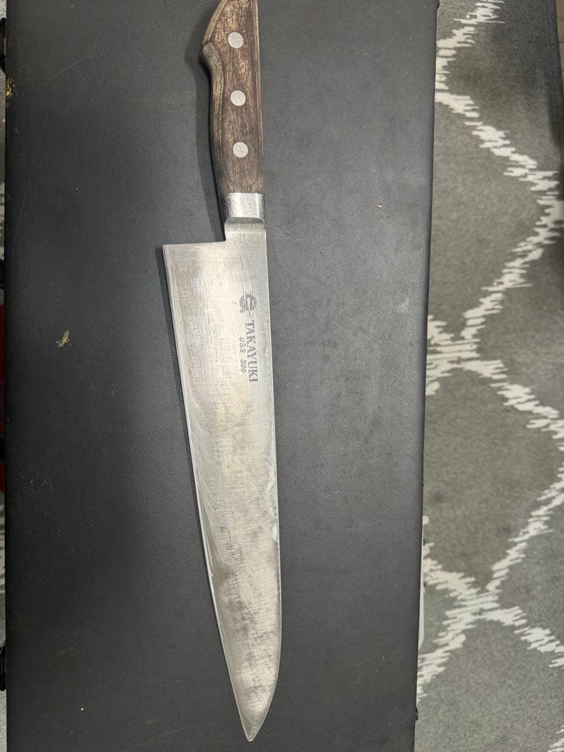 牛刀 木製ハンドル30cm