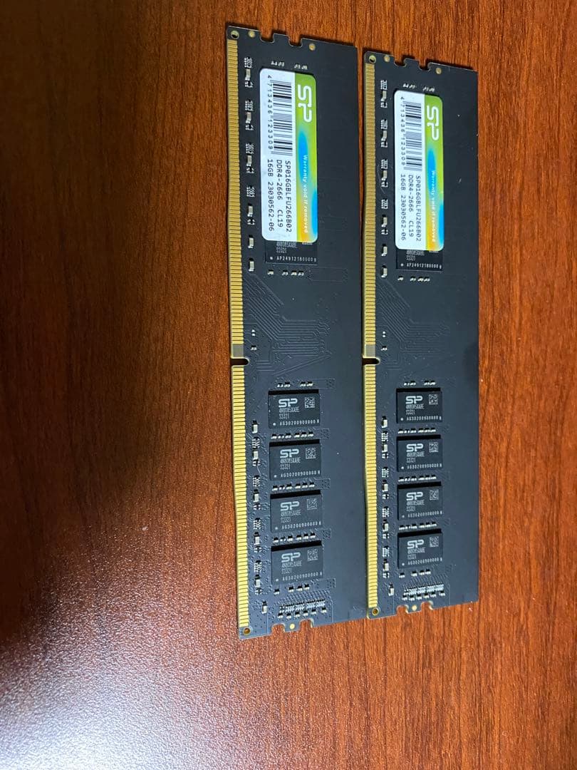 SP 32GB DDR4 メモリー 16GB 2枚セット