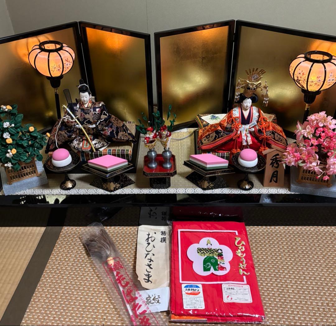 秀月　雛人形セット ひな祭り用