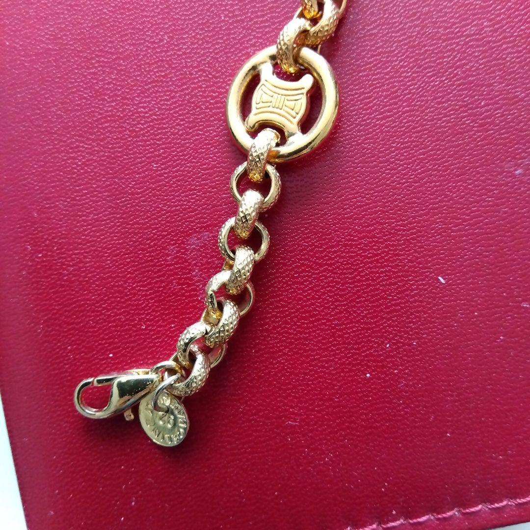 CELINE　マグナムチェーンブレスレット　ヴィンテージ