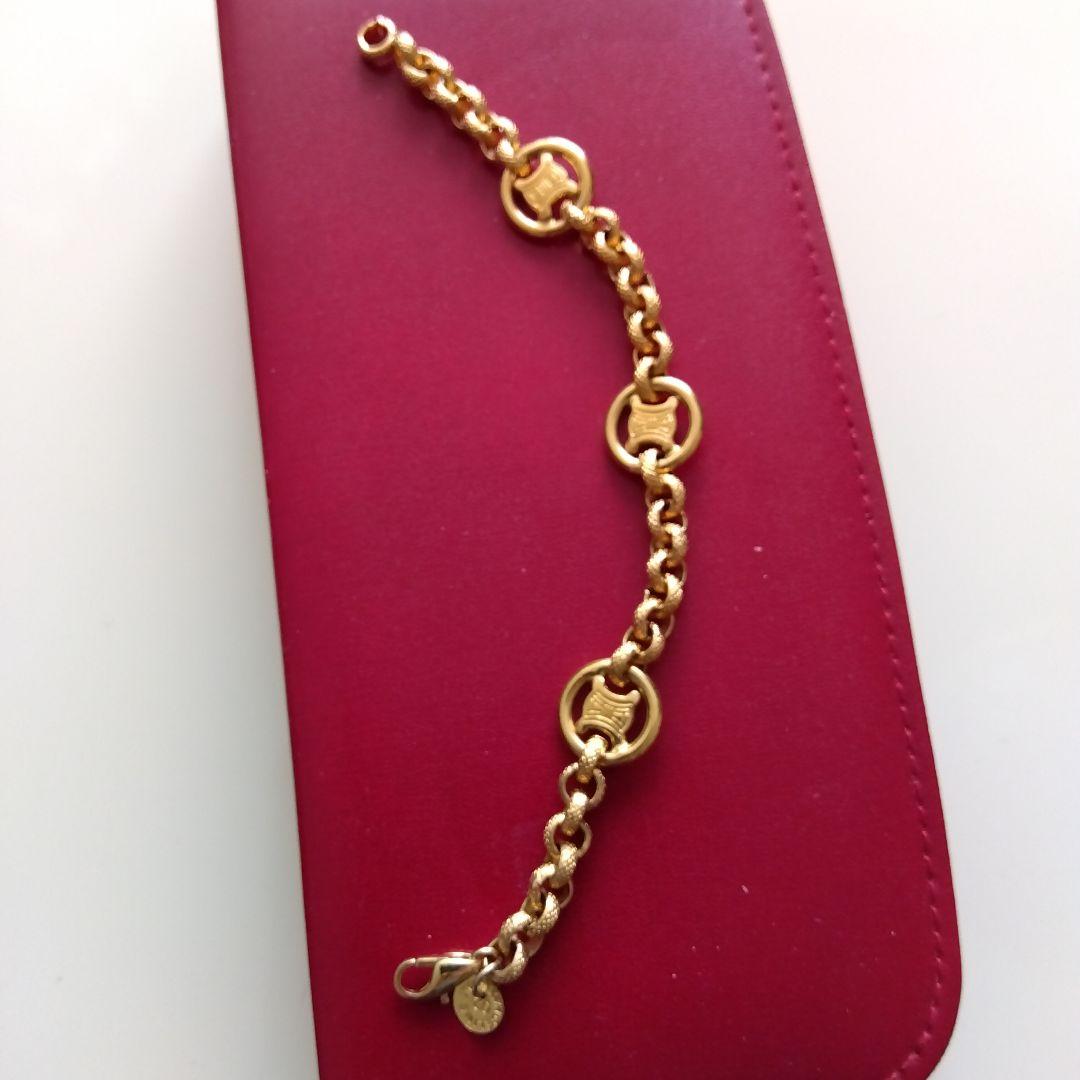 CELINE　マグナムチェーンブレスレット　ヴィンテージ