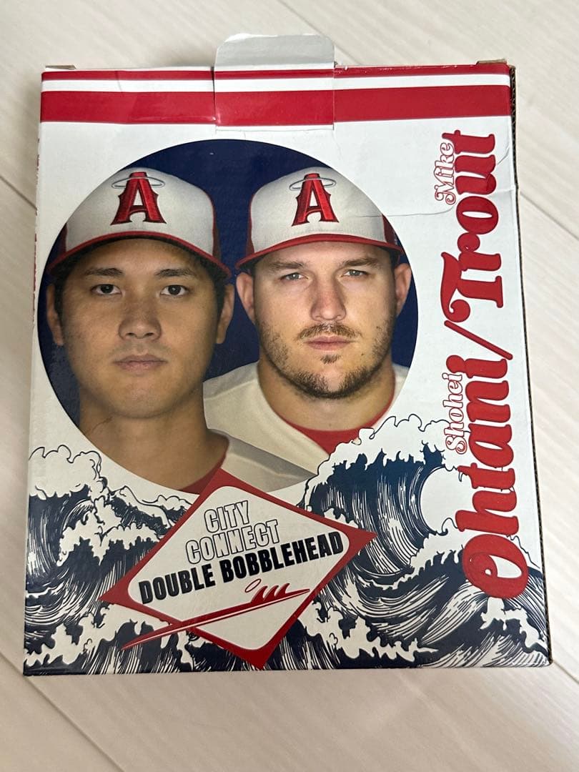 球場配布　ギブアウェイ　エンゼルス　大谷　トラウト　バブルヘッド