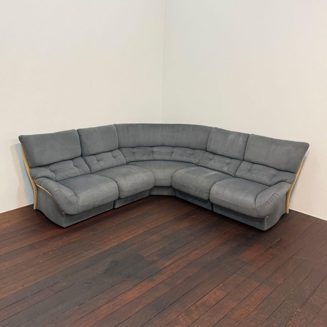 H110K21a カリモク karimoku ZT47 コーナーソファ 22年製