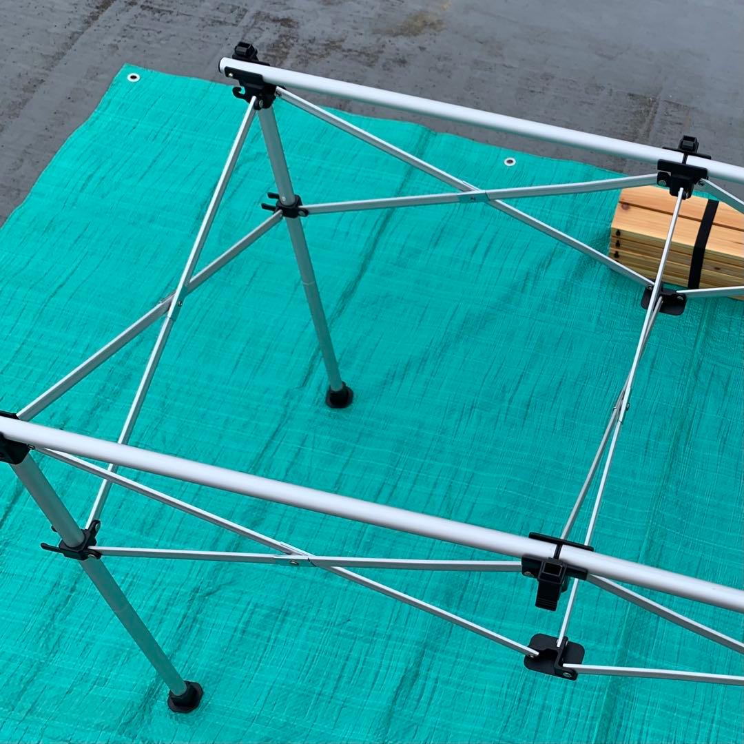 コールマン　ナチュラルウッドロールテーブル　110センチ