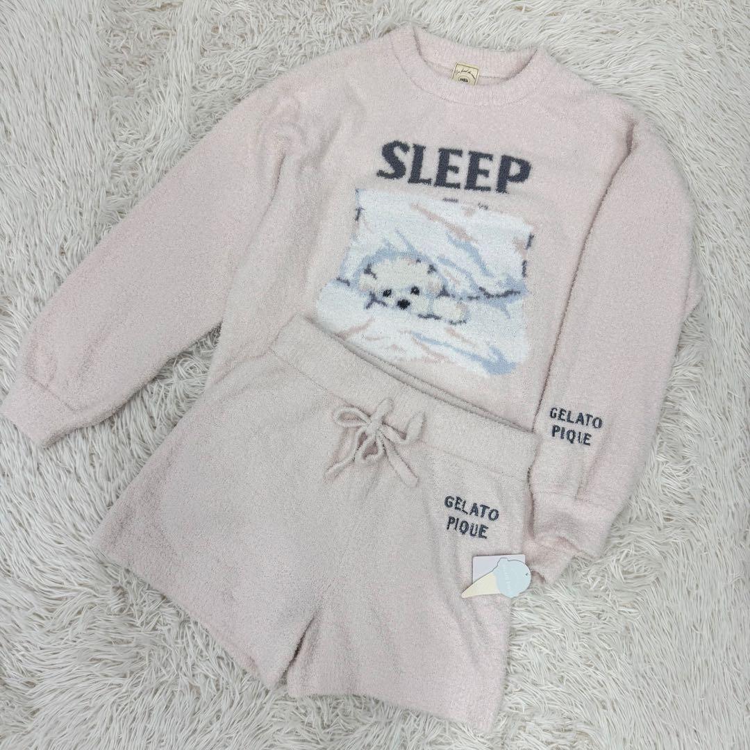【新品タグ付き】gelato pique セットアップ　sleep マルチーズ