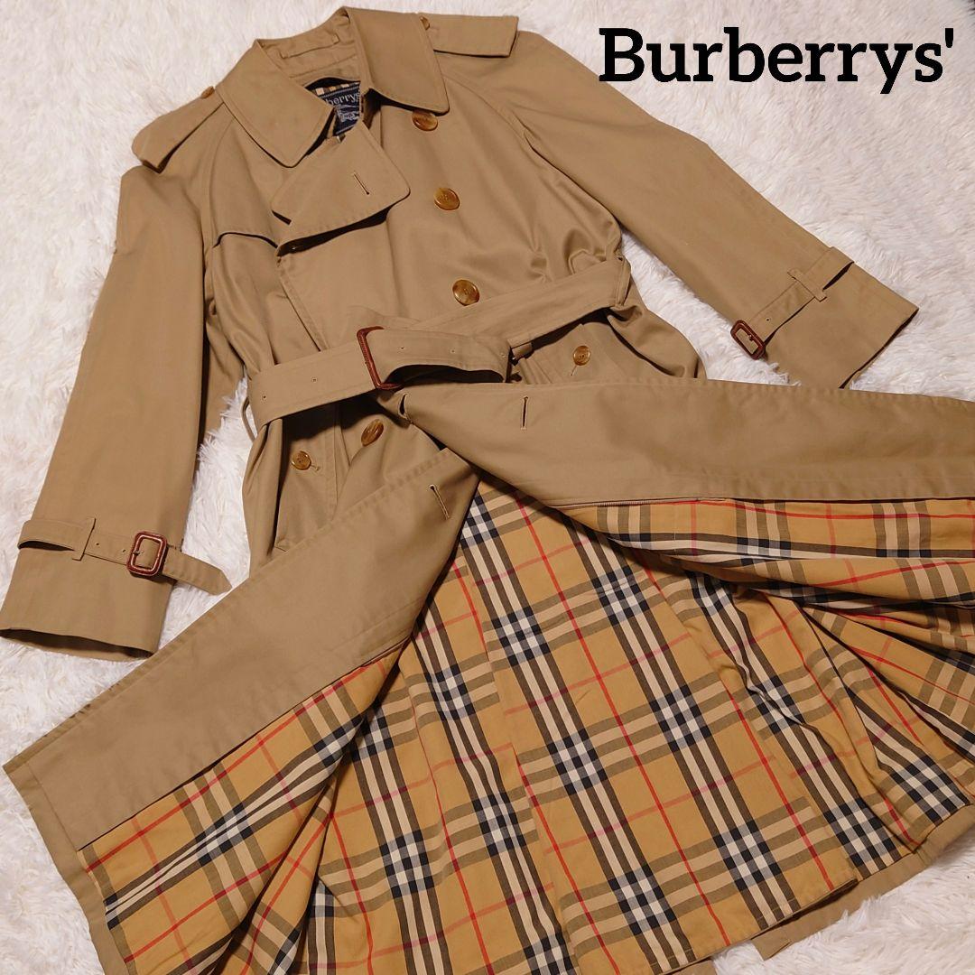 【美品】 BURBERRY トレンチコート ベージュ キャメル バーバリー