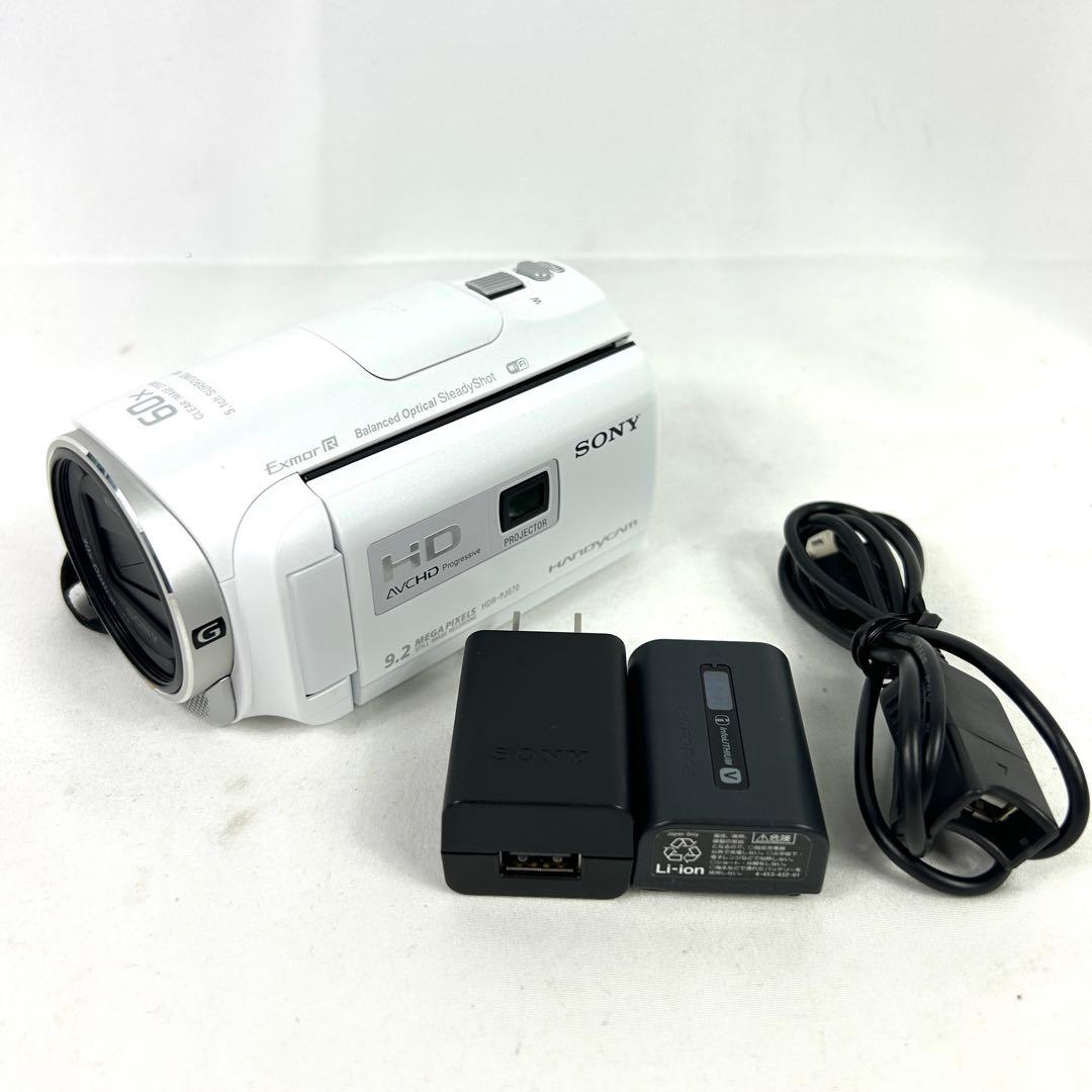 SONY ソニー HDビデオカメラ HDR-PJ670 動作品
