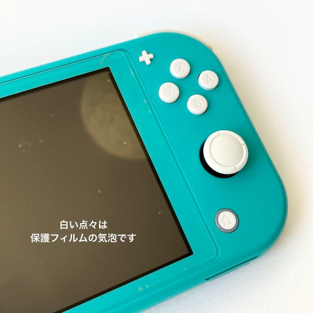 ニンテンドー　スイッチ　ライト　ターコイズ　充電器無し