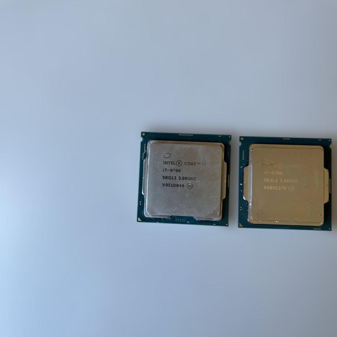 i7-6700 i 7-9700 cpu 2個セット