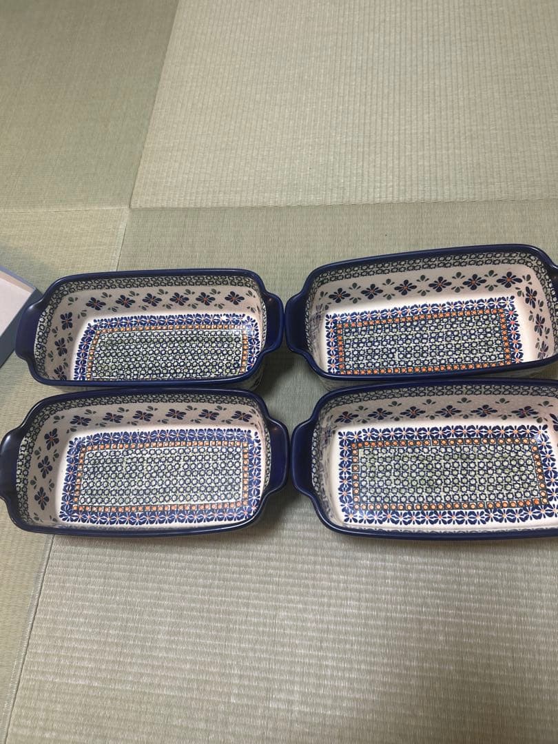 ポーリッシュポタリー　お皿　新品未使用　4枚