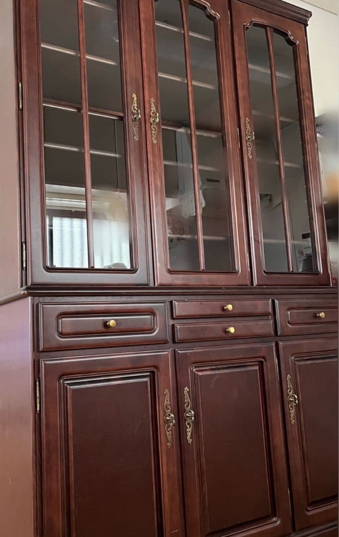 カリモク食器棚 karimoku送料無料 アンティーク