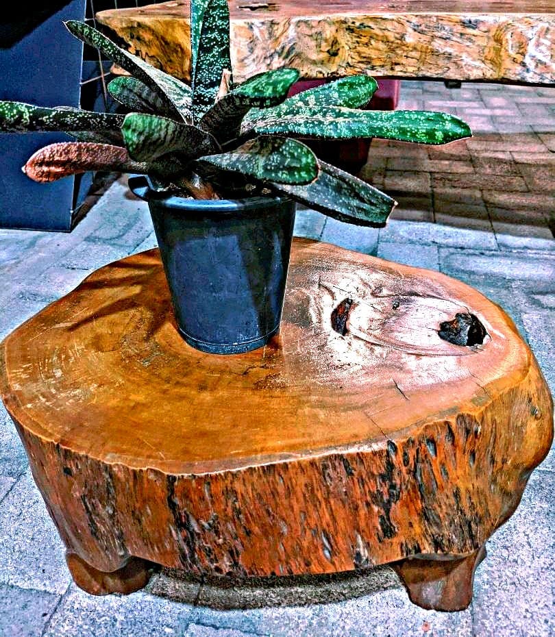 天然木 花台 一枚板 昭和レトロ 家具