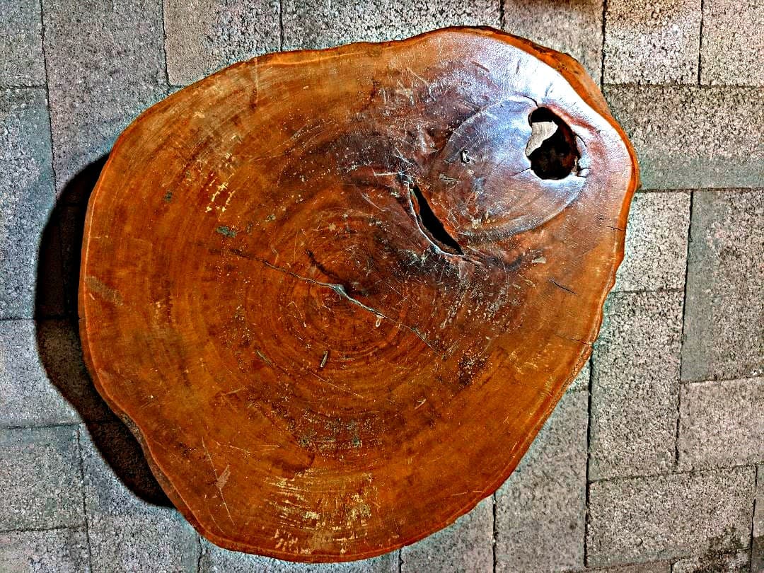 天然木 花台 一枚板 昭和レトロ 家具