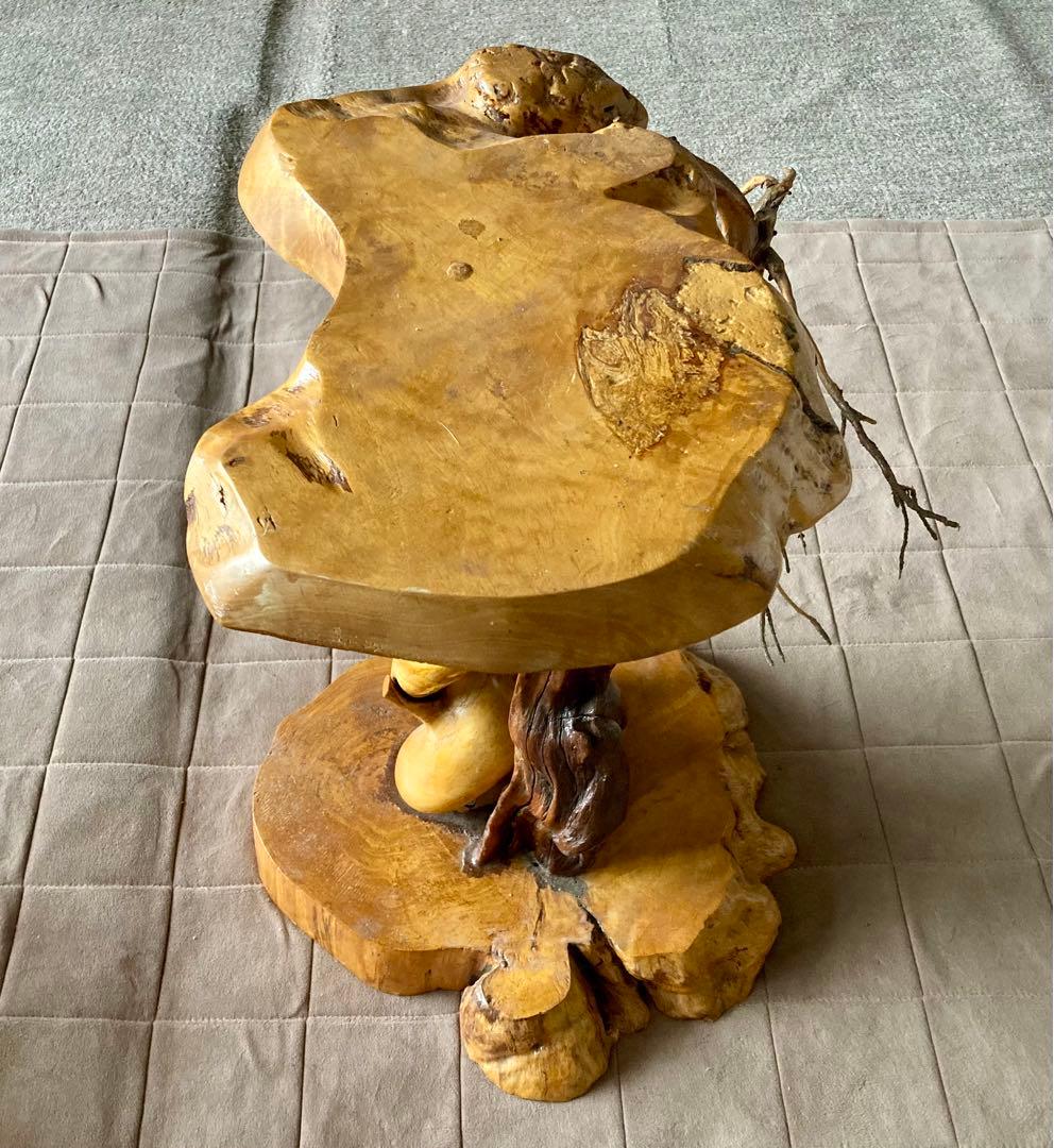 【一点もの】天然木　銘木　テーブル　ディスプレイ台座　花台　おしゃれ　貴重