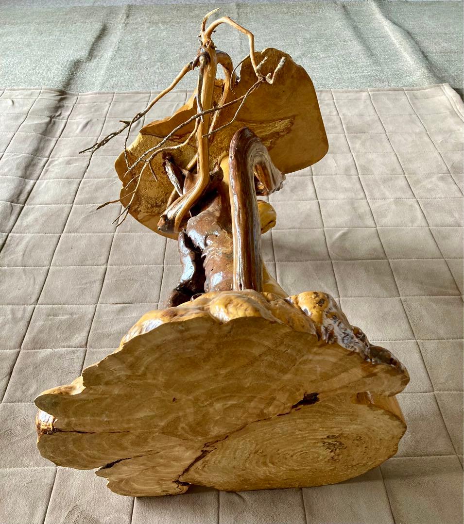 【一点もの】天然木　銘木　テーブル　ディスプレイ台座　花台　おしゃれ　貴重