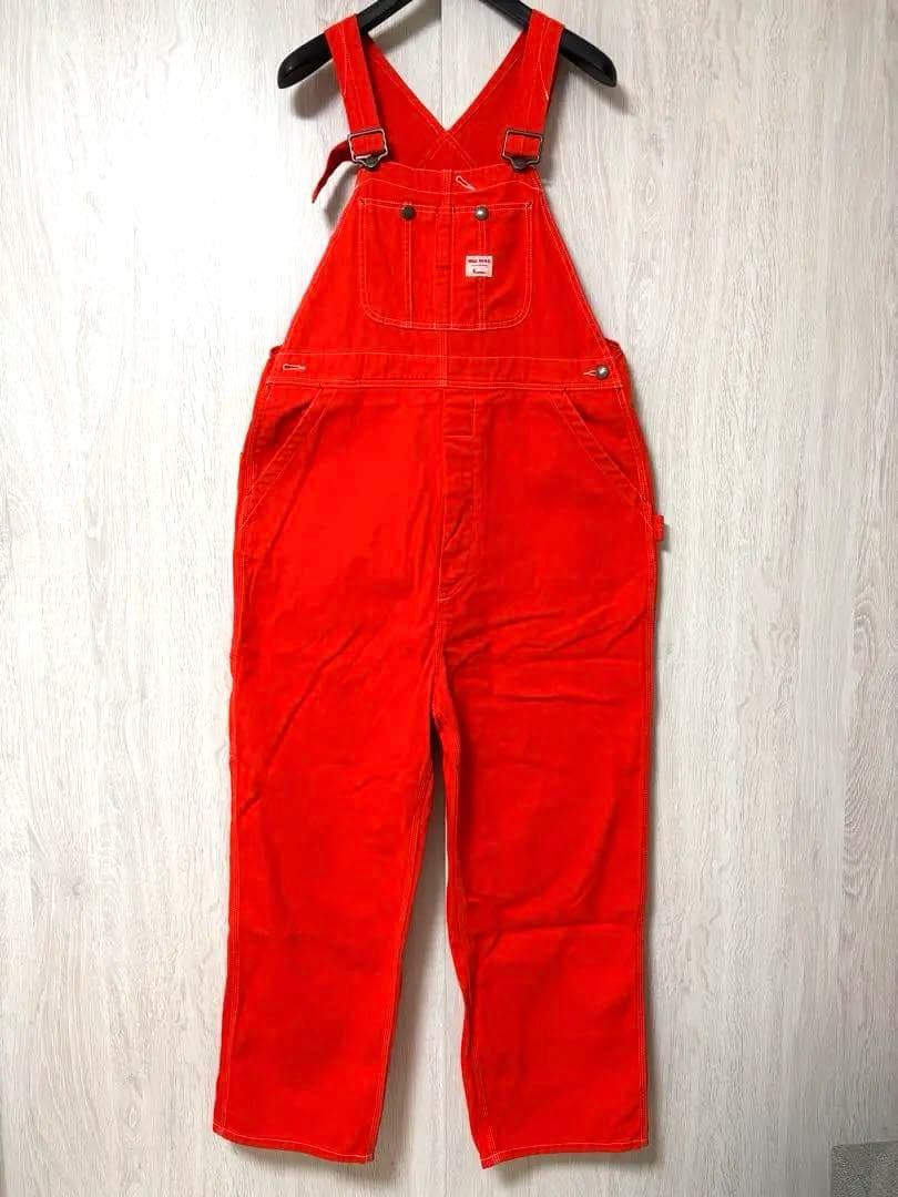 BEAMS BOY BIG MAC オーバーオール　オレンジ