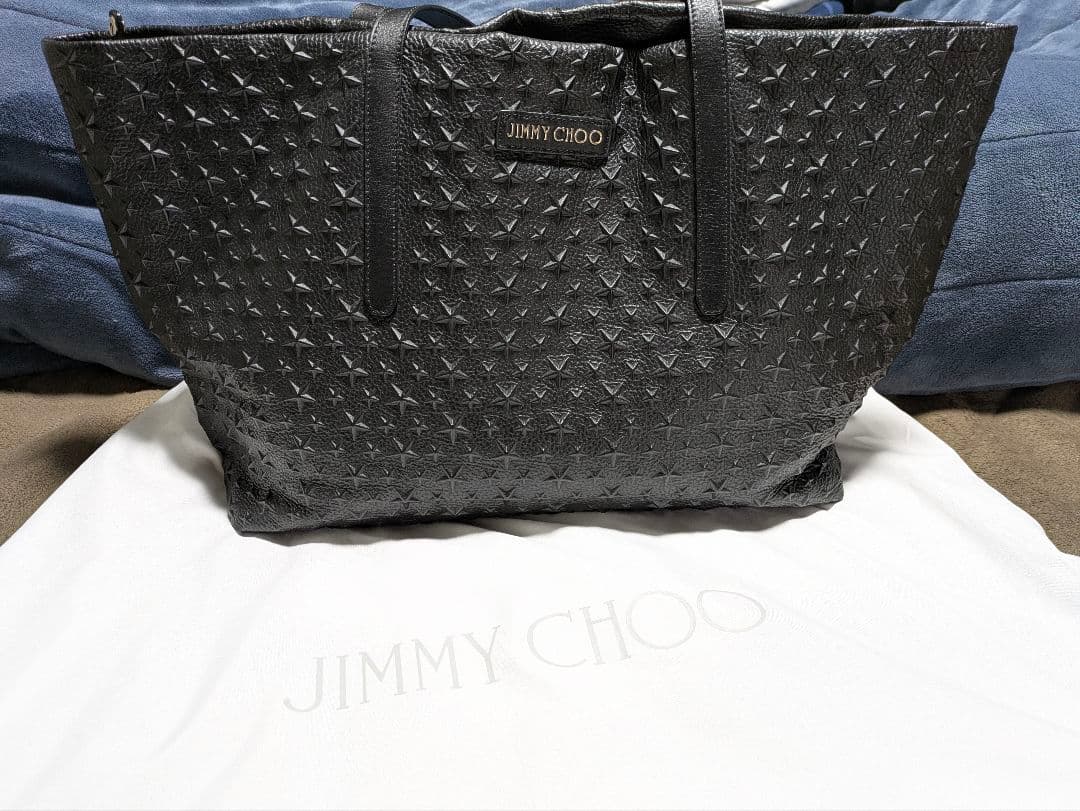 JIMMY CHOO エンボス加工トートバッグMサイズ