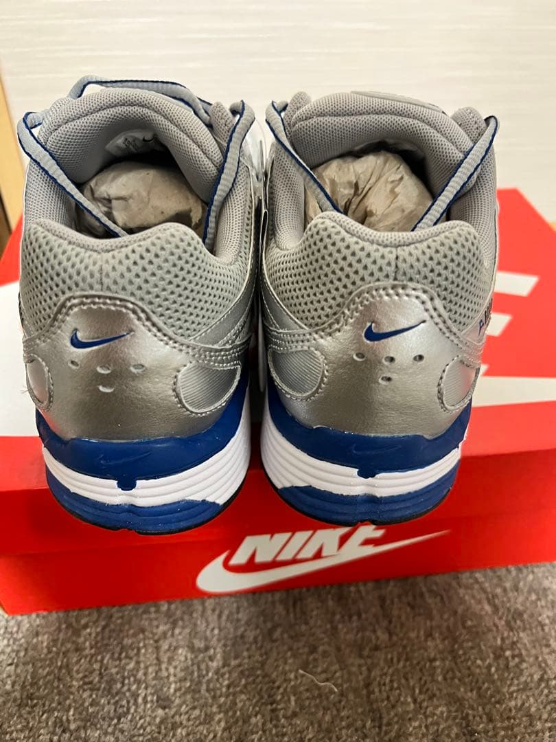 NIKE P-6000 シルバー/ブルー スニーカー ナイキ 27cm