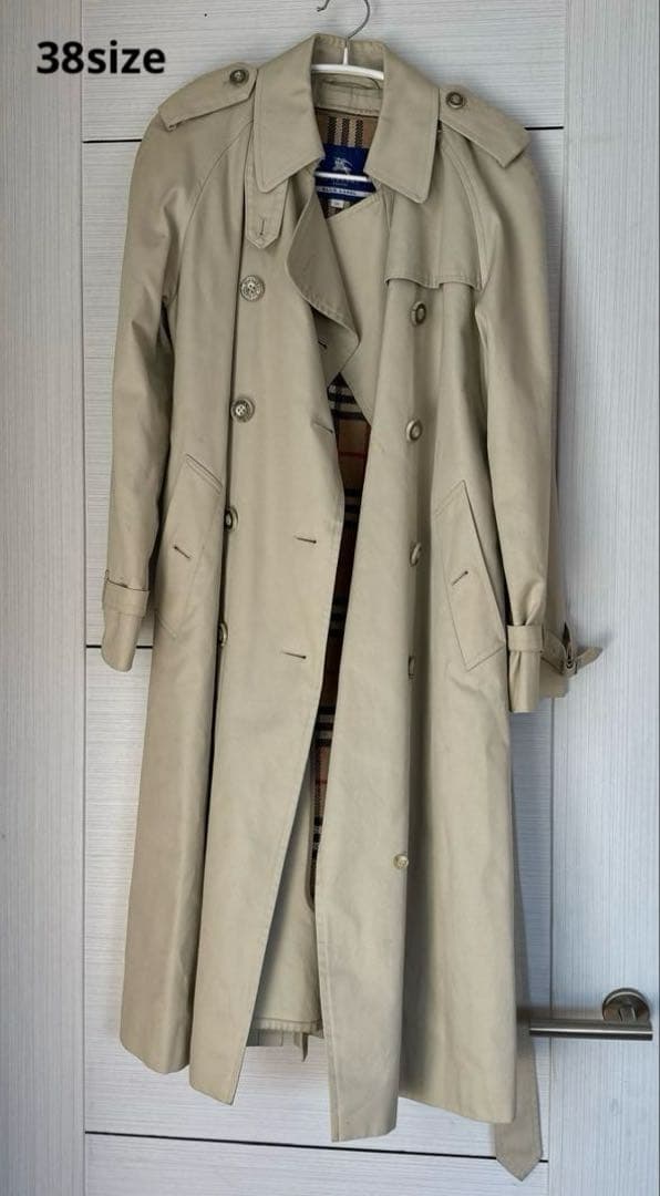 バーバリー　ブルーレーベル　トレンチコート　ベージュ　38 ロングコート