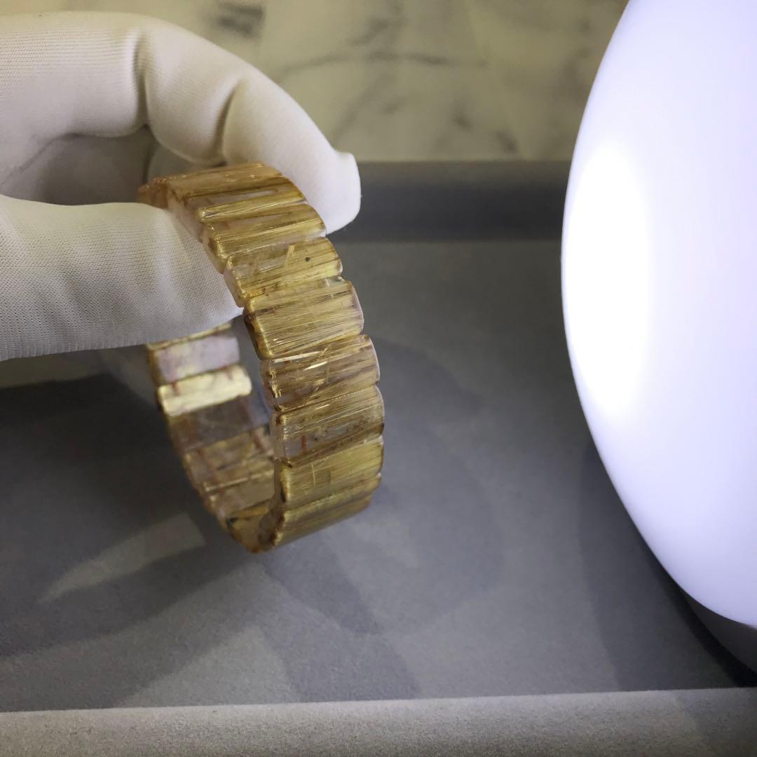 ③ルチルクォーツバングル(18-21mm級)