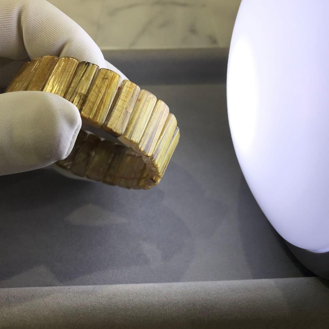 ③ルチルクォーツバングル(18-21mm級)