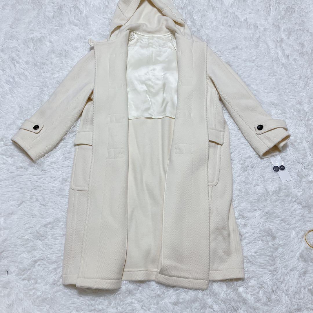 【新品タグ付】23区 ヘリンボーン ダッフルコート 大きいサイズ 46 3XL